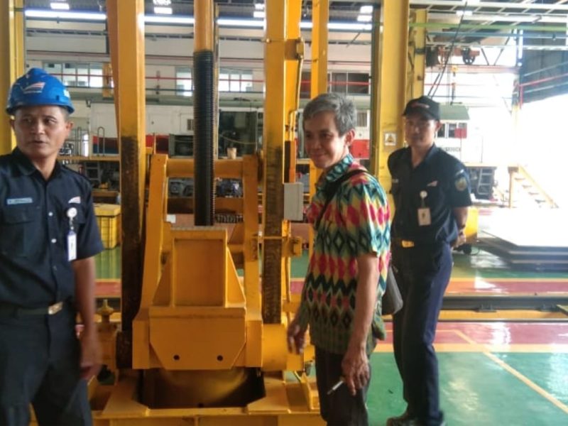 Berkat Karunia Metalindo - Perbaikan Crane Jack di PT KAI 09